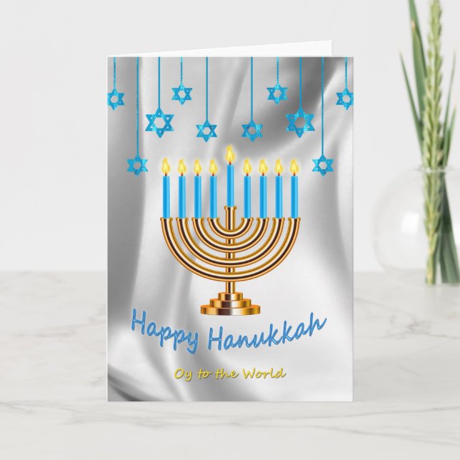 Lycklig Hanukkah Kort (Framsida)