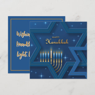 Lycklig Hanukkah Kort