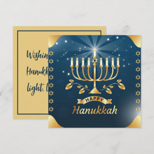 Lycklig Hanukkah Kort