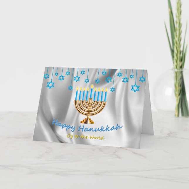 Lycklig Hanukkah Kort (Framsida)
