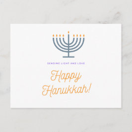 Lycklig Hanukkah-kort - anpassadet Helg Vykort