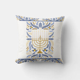 Lycklig Hanukkah Kudde