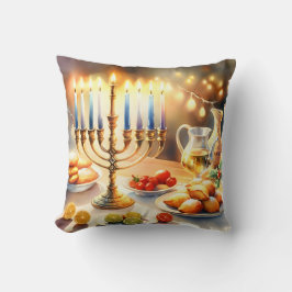 Lycklig Hanukkah Kudde