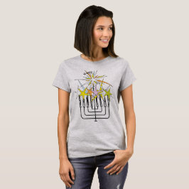 Lycklig HANUKKAH LJUS Tee