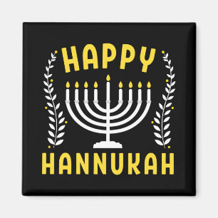 Lycklig Hanukkah Magnet