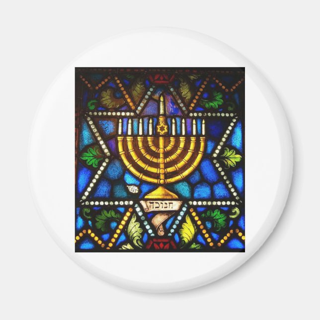 LYCKLIG HANUKKAH MAGNET (Framsidan)