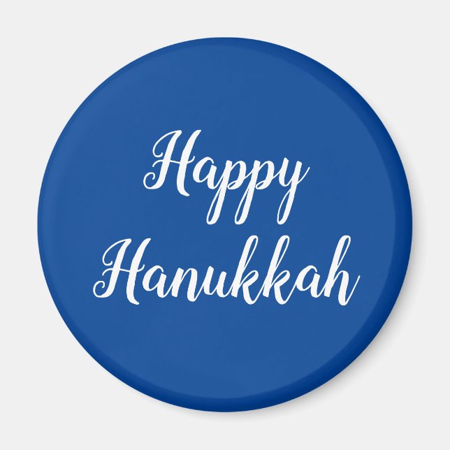 Lycklig Hanukkah magnet (Framsidan)