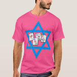 Lycklig Hanukkah Mah Jong TilesFun Chanukka Mah Jo T Shirt<br><div class="desc">Lycklig Hanukkah Mah Jong TilesFun Chanukka Mah Jongg Tile .</div>