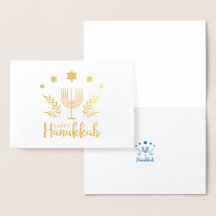 Lycklig Hanukkah Menorah