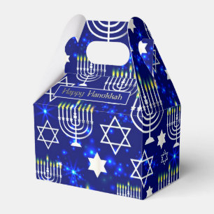 Lycklig Hanukkah Menorah Gable Presentaskar