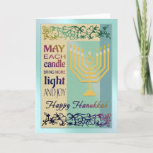 Lycklig Hanukkah Menorah Jewish