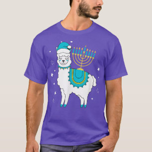 Lycklig Hanukkah Menorah Light Jewish Chanukah T Shirt
