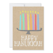 Lycklig Hanukkah menorah-presentmärkre
