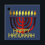 Lycklig Hanukkah Menorah Red Gåvor Etiketter<br><div class="desc">Lycklig Hanukkah Menorah Red</div>