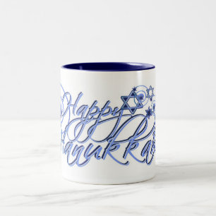 Lycklig Hanukkah mugg