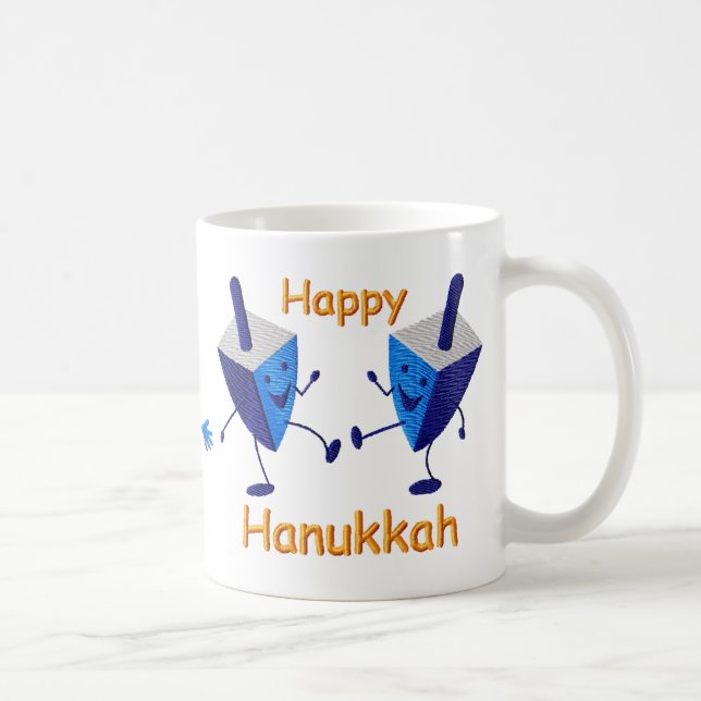 Lycklig Hanukkah mugg (Höger)