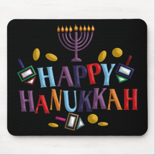 Lycklig Hanukkah Musmatta