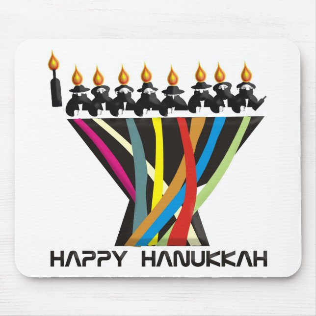 Lycklig Hanukkah Musmatta (Framsidan)