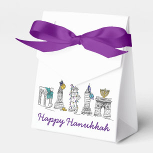 Lycklig Hanukkah NYC New York City Chanukah Helgda Presentaskar