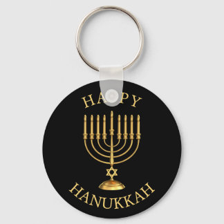 Lycklig Hanukkah Nyckelring
