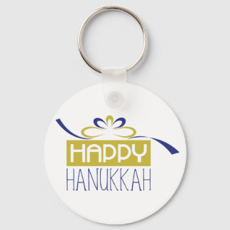 Lycklig Hanukkah Nyckelring