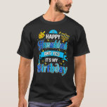 Lycklig Hanukkah och ja, det är min födelsedagsjud T Shirt<br><div class="desc">Lycklig Hanukkah och ja,  det är min födelsedag Jew Menorah Chanukah 1.</div>