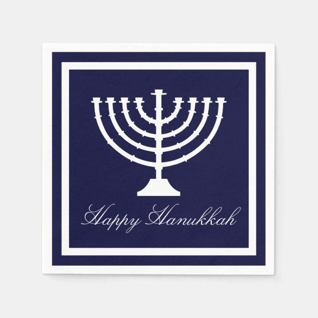 Lycklig Hanukkah Pappersservett (Framsidan)