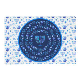 Lycklig Hanukkah Party Bevackra Blue Dekoration