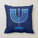 Lycklig Hanukkah Party Bevackra Blue Mandala Decor Kudde<br><div class="desc">Lycklig Hanukkah Party Bevackra Blue Mandala Dekoration, Judiska Helgdag, Dekorativ kudde. Den judiska Helgdag Hanukkah-bakgrunden med traditionella Chanukah-symboler - trädrömmar (spinnande topp), nötter, Hanukkiah - menorah, ljussken med ljus, blå stjärna av David, israelisk flagga blå färg och glansande ljus tapet mönster. Hanukkah-festivalen Israel-årsdagen 70:e evenemangets Dekoration. Jerusalem, Israel. Hem >...</div>