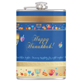 Lycklig Hanukkah Party Vacker Dekoration Fickplunta