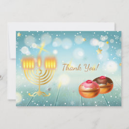 Lycklig Hanukkah Party Vacker Dekoration, judisk Tack Kort