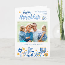 Lycklig Hanukkah Peace Kärlek Latkes Festive Photo