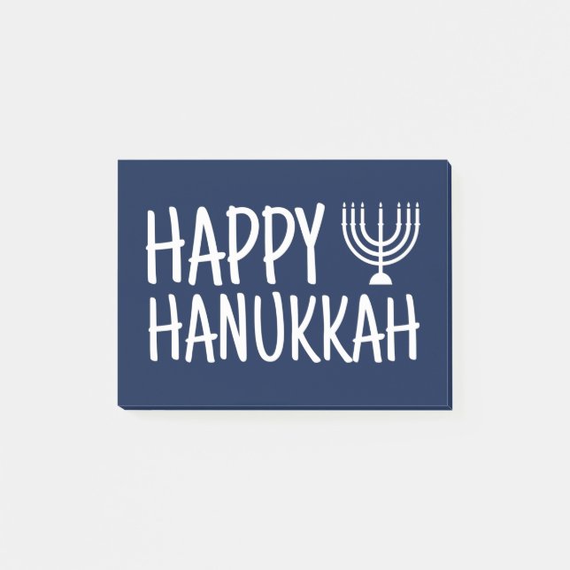 Lycklig Hanukkah Post-it Block (Framsida)
