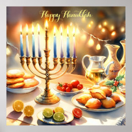 Lycklig Hanukkah Poster