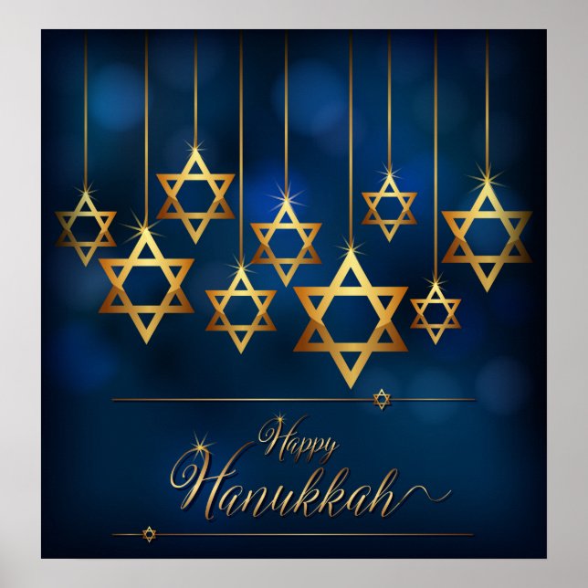 Lycklig Hanukkah Poster (Framsidan)