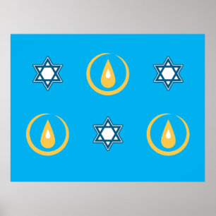 Lycklig Hanukkah Poster