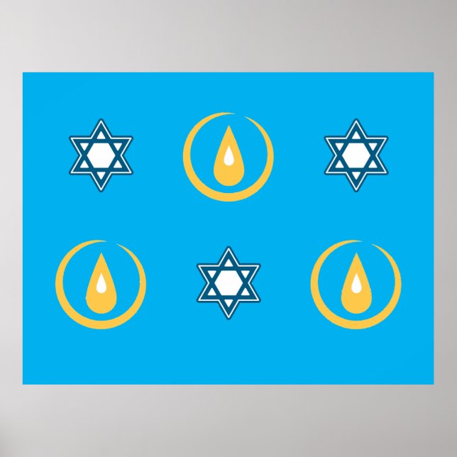 Lycklig Hanukkah Poster (Framsidan)