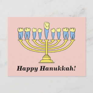 "Lycklig Hanukkah"-postkort Helg Vykort