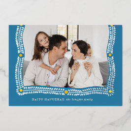 Lycklig Hanukkah Ram av Light Photo