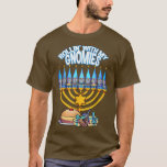 Lycklig Hanukkah Rollin med mina fanomier judisk J T Shirt<br><div class="desc">Lycklig Hanukkah Rollin med min nomies Jewish Julafton Helgdag .</div>