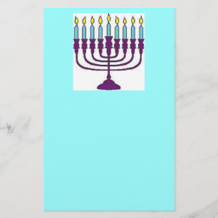 Lycklig Hanukkah Shalom Brevpapper