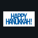 Lycklig Hanukkah! Självfärgande Stämpel<br><div class="desc">Lycklig Hanukkah! Lycklig Chanukah! Hur du än stavar det,  fira lyckligt med familj och vänner.</div>