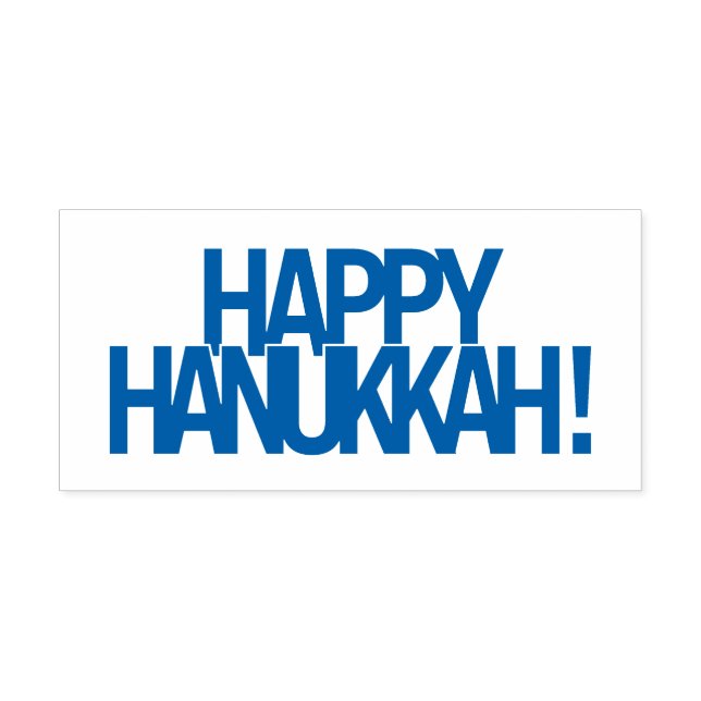 Lycklig Hanukkah! Självfärgande Stämpel (Design)