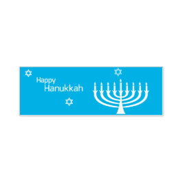 Lycklig Hanukkah Självfärgande Stämpel