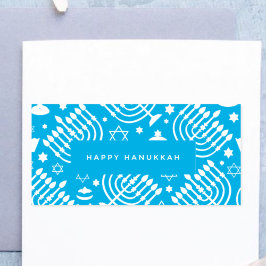 Lycklig Hanukkah Självfärgande Stämpel