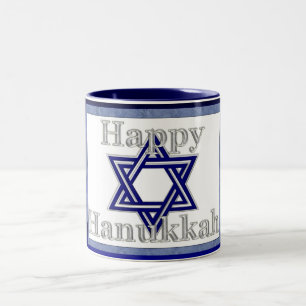 Lycklig Hanukkah Star av David Coffee/Tea Mugg