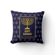 LYCKLIG HANUKKAH Star David Personlig BLUE