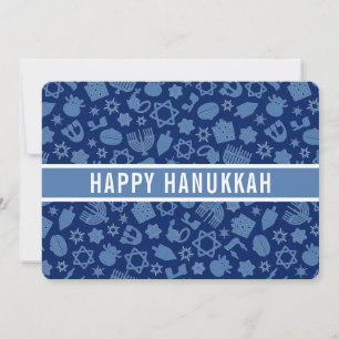 Lycklig Hanukkah Star of David Cute Trendig Julkort
