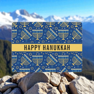 Lycklig Hanukkah Star of David Cute Trendig Julkort