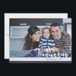 Lycklig Hanukkah Star of David Helgdag Photo Card Julkort<br><div class="desc">Snyggt och söt Lycklig Hanukkah Star av David Helgdag Photo Card är perfekt för alla dina vänner och din familj den här julhelgen. Anpassa texten med din familj namn och året och byt ut bild mot ett foto av dina barn,  husdjur eller hela familjen.</div>